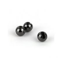 Kugel - Black Textreme Tungsten Slotted Beads - Black Teptsbb-23