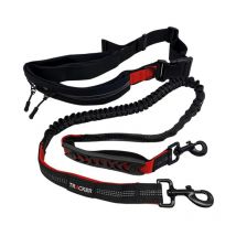 Laisse Chien Tracker Pour Running Avec Sac Ceinture Tr9641