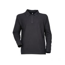 Langarmhemd Für Männer Idaho F1 Coton 1511--noir-(a)-3xl