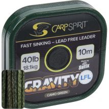 Lead Core Carp Spirit Gravity Lfl Green - 10m 40lbs - Pêcheur.com
