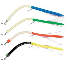 Leurre Souple Flashmer Bicolore - Par 2 Couleur Rw - No 1/0 - Pêcheur.com