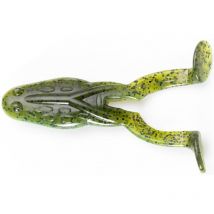 Leurre Souple Lake Fork Frog - 11cm - Par 5 Black Neon - Pêcheur.com