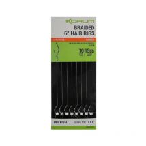 Linha Montada No Fundo Korum Big Fish Braided Hair Rigs Barbless K0310111