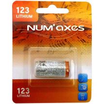 Lithium Battery Numaxes 3v Cr123 Cpelepil043