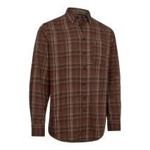 Long Sleeve Shirt For Men Deerhunter Ashton - Brown Check 8749-58749dh-41/42