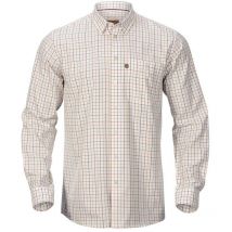Long Sleeved-shirt Man Harkila Retrieve Bordeaux Squares 14011207308