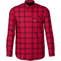 Long Sleeved-shirt Man Seeland Highseat Squares Red 14021015804