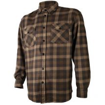 Long Sleeved-shirt Man Treeland T502 Polar Brown T502/xl