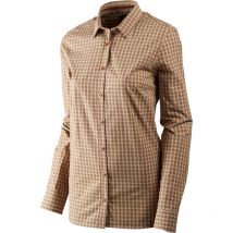 Long Sleeved-shirt Woman Harkila Selja Lady L/s Check Pink 14010988205