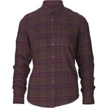 Long Sleeved-shirt Woman Seeland Range Squares Purple 14020458404