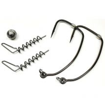 Montagem Pikecraft The Weedless Rig Shallow Srew System 1064-weedless-rig
