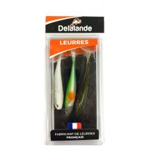 Kit Leurre Souple Armé Delalande 2 Zand Fat Non Montes + 1 Monte 10cm - Pour Pêche des Carnassiers - Pêcheur.com