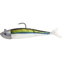 Leurre Souple Armé Kerfil Kerhy Fat - 9cm 10g - Anchovy - Pour Pêche en Mer - Pêcheur.com