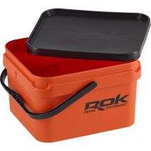Seau Carre Rok Fishing Square Bucket 10l - Orange