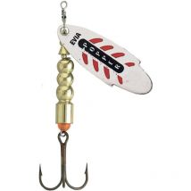 Cuiller Tournante Evia Popper Mod 15 - Argent/rouge 13g - Pêcheur.com