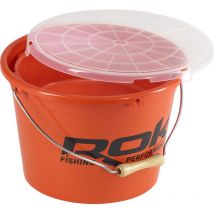 Kit Seau Rond Rok Fishing Complet 13l - Orange - Pêcheur.com