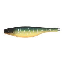 Leurre Souple Armé Hyperlastics Dartspin 7' Round Jighead 360 - 18cm 14g - Mat Tiger Chartreuse - Pour Pêche des Carnassiers - Pêcheur.com