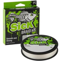 Tresse Berkley Sick Braid X8 - Blanc 150m - 39/100 - Pêcheur.com