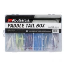 Kit Leurres Souples Abu Garcia Soft Bait Kit 1580032 - Paddletail Box 8 Cm 60pcs
