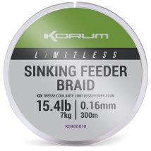 Tresse Korum Limitless Sinking Feeder Braid - 300m 16/100 - Pour Pêche au Coup - Pêcheur.com