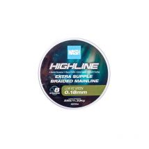 Tresse Nash Highline Floating Braid Green - 1200m 18/100 - Pour Pêche de la Carpe - Pêcheur.com