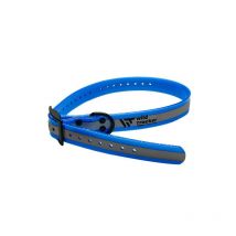 Collier Réfléchissant Chien Wild Tracker X-pert Reflect - 79cm 2.5cm - Bleu