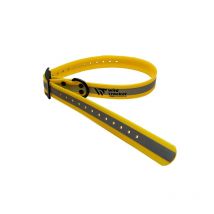 Collier Réfléchissant Chien Wild Tracker X-pert Reflect - 79cm 2.5cm - Jaune