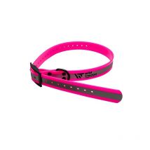 Collier Réfléchissant Chien Wild Tracker X-pert Reflect - 79cm 2.5cm - Rose