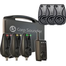Coffret Detecteurs + Centrale Carpsounder Age One 3+1 - Coffret + Coque De Protection - Pour Pêche de la Carpe - Pêcheur.com