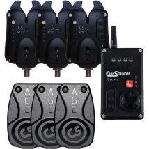 Coffret Detecteur + Centrale Carpsounder Roc Xrs Acc 3+1 - Coffret + Coque De Protection