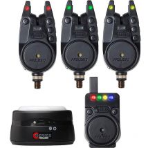 Coffret Détecteur De Touche Prologic C-series + Lampe Bivvy 3+1 - Rouge-vert-jaune - Pour Pêche de la Carpe - Pêcheur.com