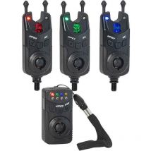Coffret Détecteurs De Touche Anaconda Vipex Rs Profi Set 3+1 - Pêcheur.com