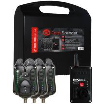 Coffret Détecteur Carpsounder Roc Xrs Blackneon + Centrale 3+1 - Pêcheur.com