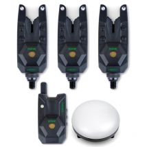 Coffret Détecteur De Touche Sonik Herox Bite Alarm Set 3+1 - Pêcheur.com