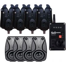 Coffret Detecteur + Centrale Carpsounder Roc Xrs Acc 4+1 - Coffret + Coque De Protection - Pêcheur.com