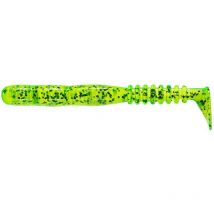 Leurre Souple Reins Fat Rockvibe Shad 4" - 10cm - Par 6 419 - Chart Pepper