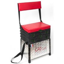 Fishing Seat Aluminium 3 Lockers And Back Catfish Classic 63809-1