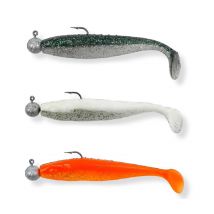 Pre-rigged Soft Lure Kit Adam's Yasuko - Pack Of 3 646075002