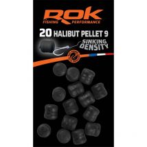 Pellet Artificiel Rok Fishing Halibut Pellet Sinking Density Aromatise 9mm - Noir - Pêcheur.com