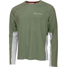Long Sleeve Men's T-shirt Westin Flats Upf Shirt - Sage Green A175-839-xl