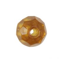 Perle Scratch Tackle Glass Bead En Verre Ambre - 6mm