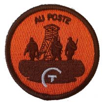 Patch Personnalisé Sur Vos Traces - Collection Grand Gibier Au Poste