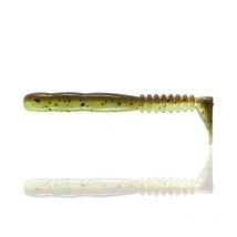 Leurre Souple Reins Rockvibe Shad 2.3" - 5.8cm B08 - Green Pumpkin Chart Melon - Pêcheur.com