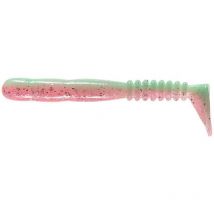 Leurre Souple Reins Fat Rockvibe Shad 3.25" - 8.5cm - Par 6 B52 - Electric Chicken - Pêcheur.com