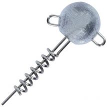 Tête Plombée Balzer Shirasu Screw Jig With Wire Ba61070000 - 5g/7.5g/10g/12.5g/15g - Gris - Pêcheur.com