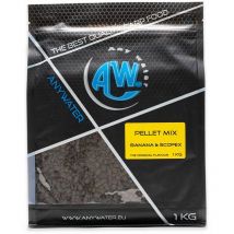 Pellet Any Water Pellet Mix Banana & Scopex - Pour Pêche de la Carpe - Pêcheur.com