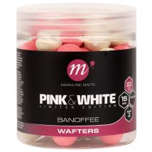 Hookbaits Mainline Fluro Pink & White Wafters Banoffee
