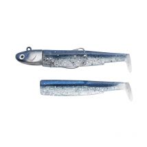 Kit Leurre Souple Arme Fiiish Combo Black Minnow 90 + Tete Plombee Extra Deep Barracuda Blue - Pêcheur.com