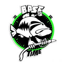 Autocollant Hot Spot Design Sticker Bass Time - Pour Pêche des Carnassiers - Pêcheur.com