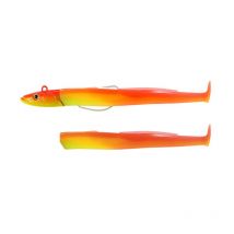 Kit Weicher Köder Bewaffnet + Bleikopf Offshore Fiiish Combo Black Eel 200 + Tete Plombee Offshore Be4011